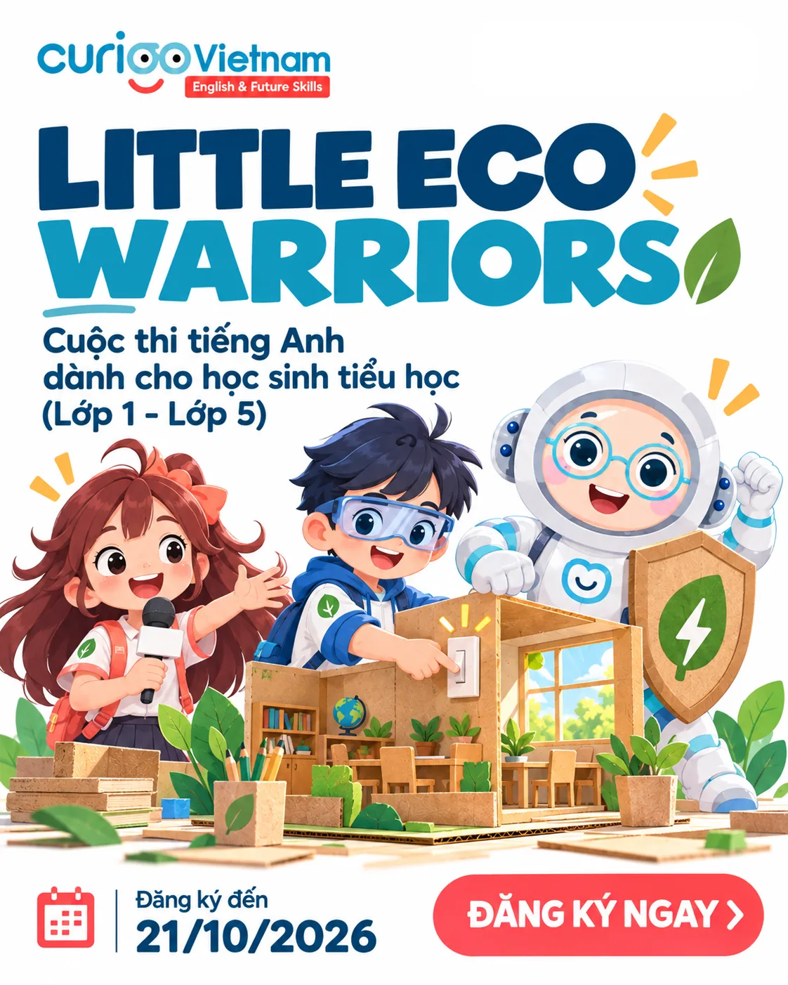 Cuộc thi tiếng Anh trẻ em Little Eco Warriors 2026